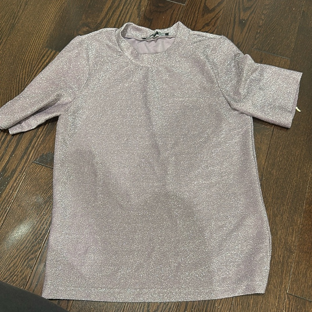 Purple sparkle top